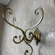 Pair of brass hooks