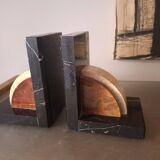 Art deco marble bookends