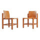 Chaises de salle à manger en pin 2 Knud Friis & Elmar Moltke Nielsen (Friis & Moltke)
