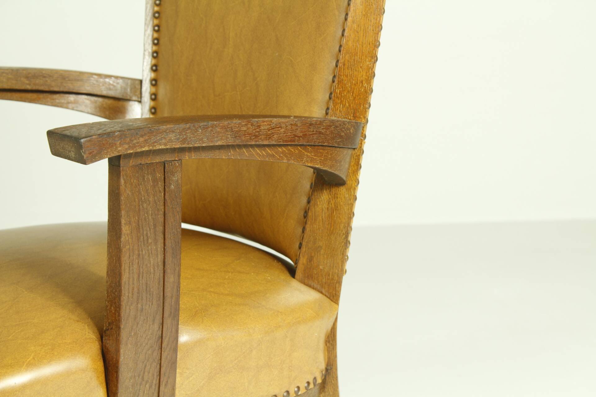 Armchairs by H. Wouda for H. Pander & Zn., 1920s, Set of 7