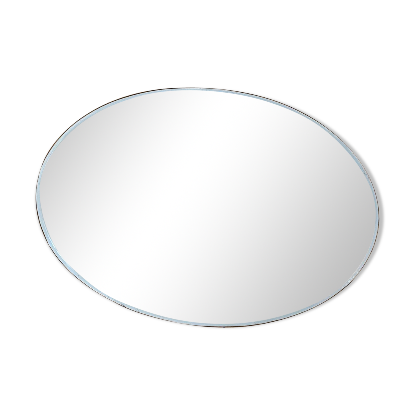 Oval bevelled mirror - 72x51cm