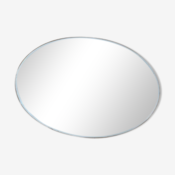 Miroir biseauté ovale - 72x51cm