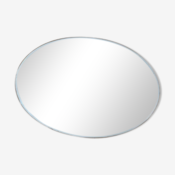 Oval bevelled mirror - 72x51cm