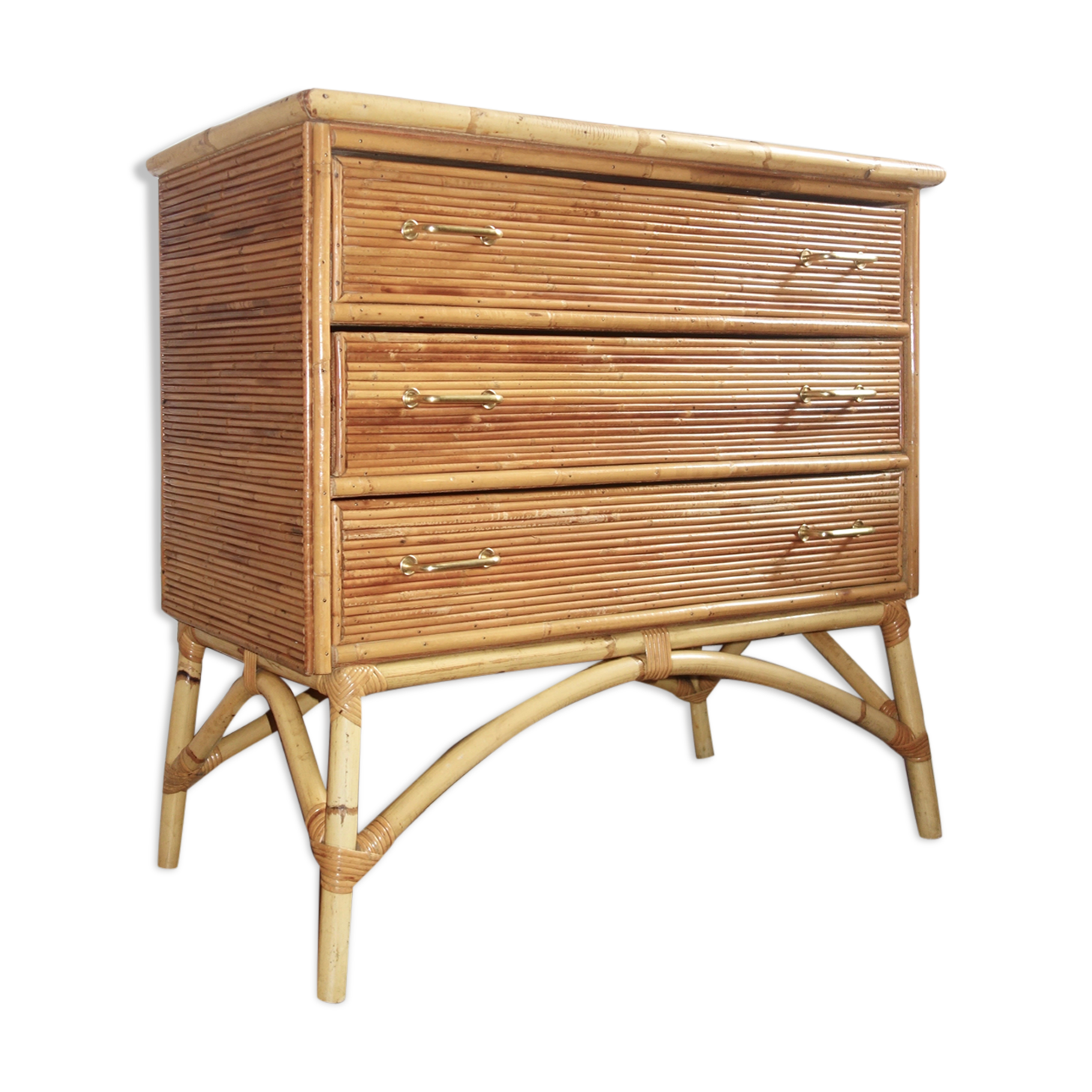 Rattan dresser 1950