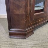 Early 20th century walnut corner cabinet