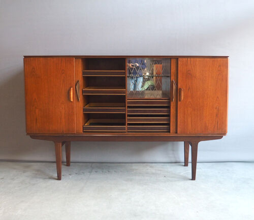 Buffet en teck des années 1930-60