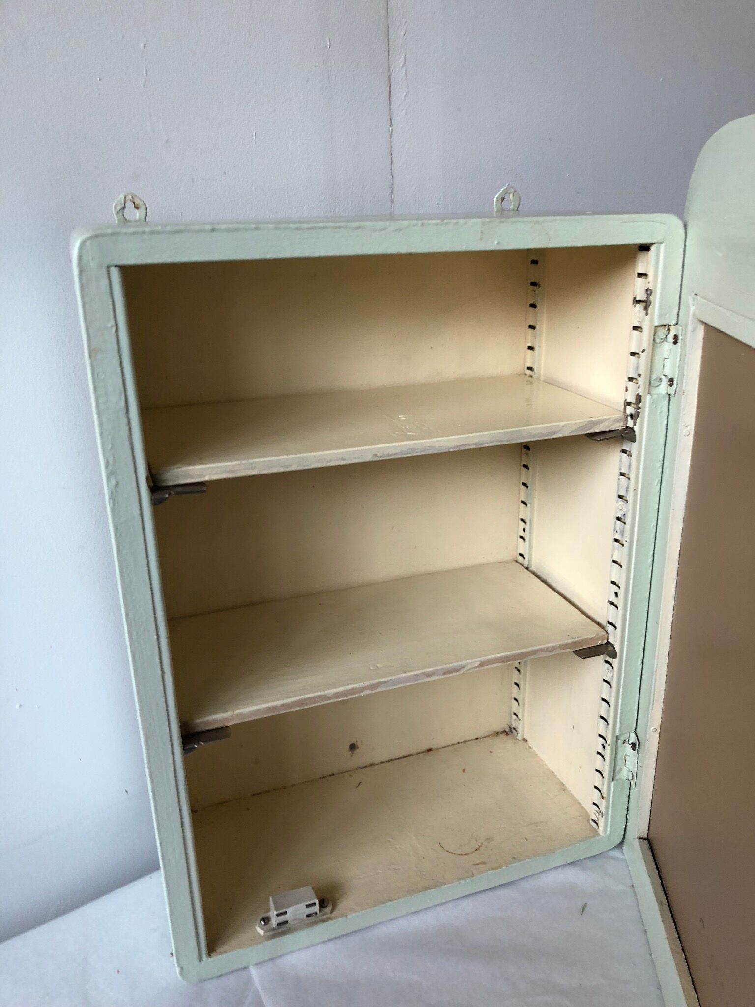 Old medicine cabinet with mirror