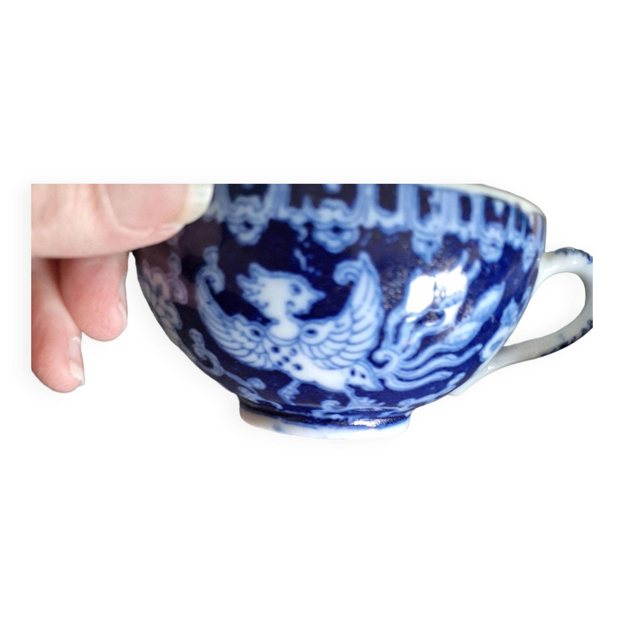 Blue Chinese Porcelain Teacups