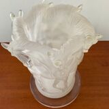 Lamp decorated with horses in plexiglass from the 70s