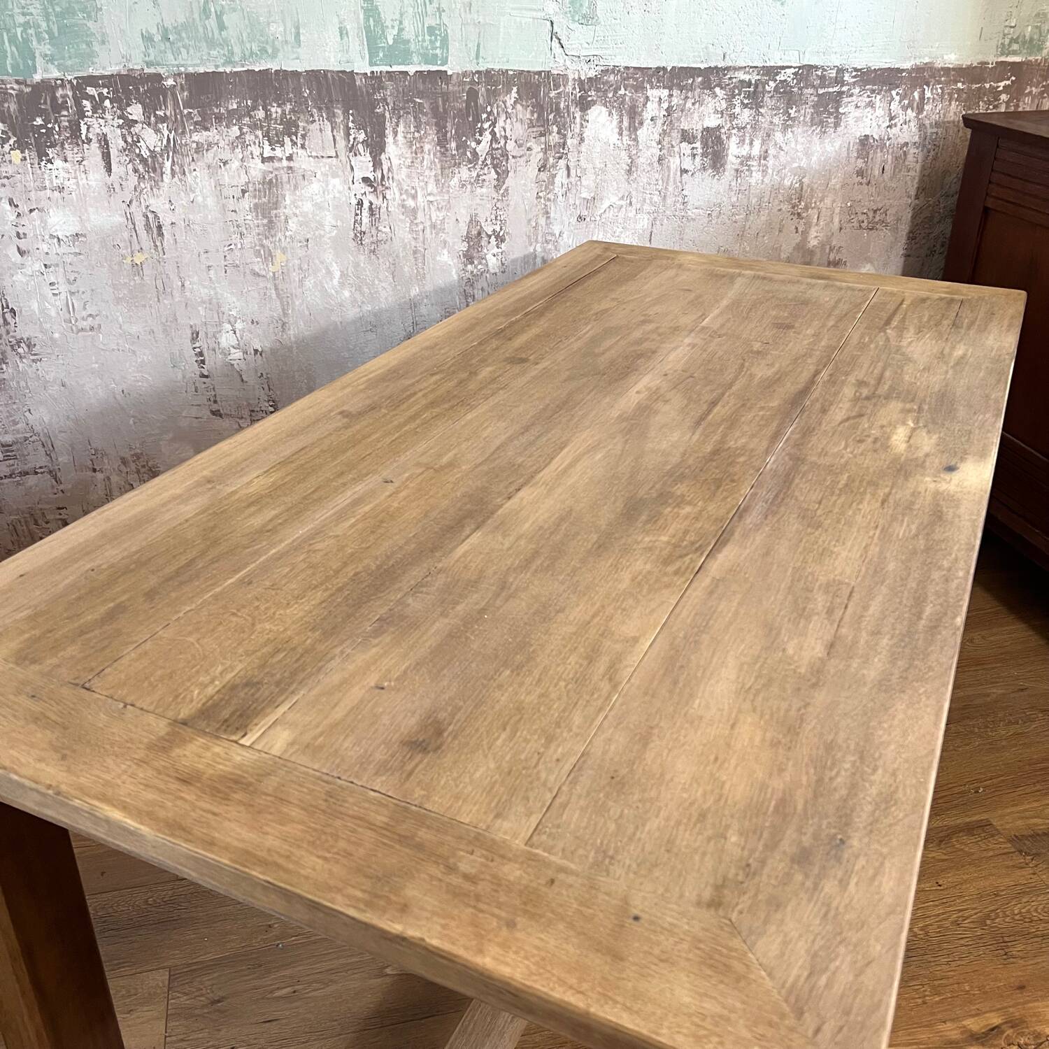 Oak farmhouse table