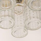 Glass ceiling lights Limburg, Germany, 1970s