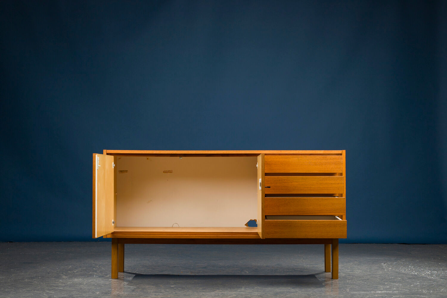 Vintage Teak Sideboard, 1980s