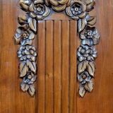 Armoire époque Art Déco en noyer vers 1920-1940