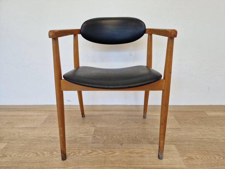 Midcentury Chair TON designed by Antonin Suman, Scandinavian Style, 1960s