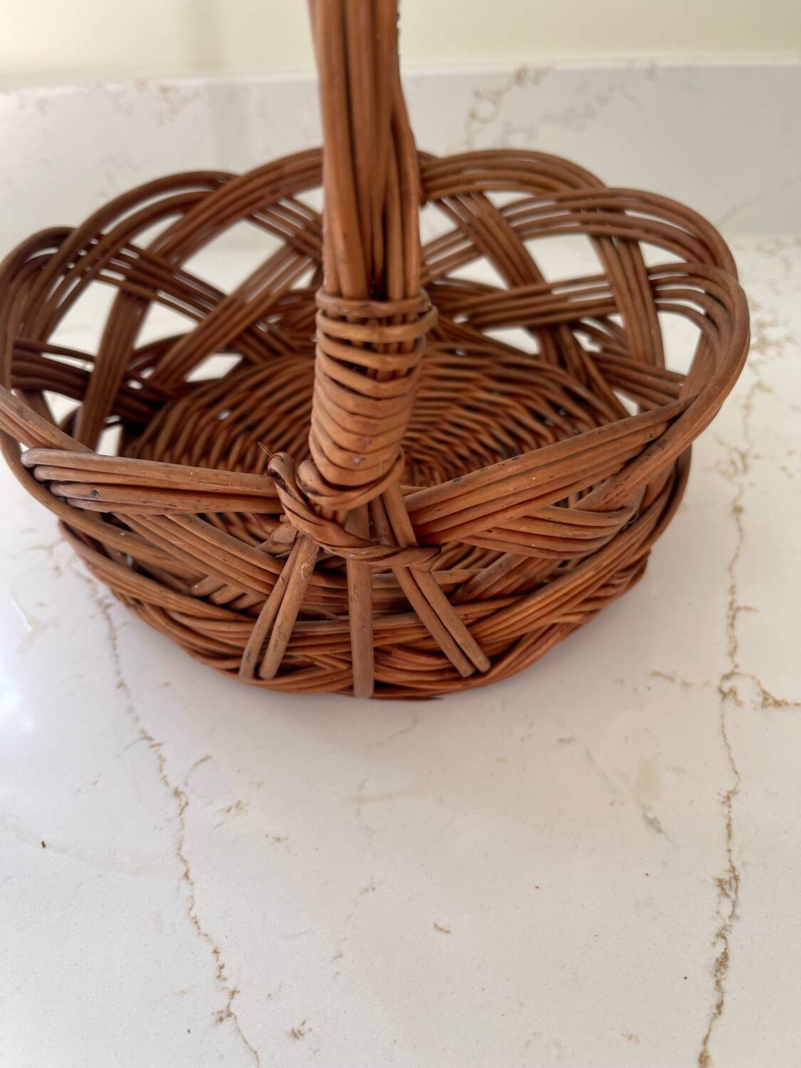 Vintage wicker basket