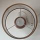 Wooden ball foot lamp