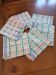 6 serviettes de table