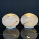 Murano glass table lamps Vetri Murano 004, Italy, 1970s, set of 2