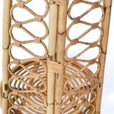Ensemble de trois chaises de jardin vintage en bambou, Italie