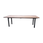 Industrial iron and wood table