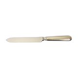 Silver metal bread knife