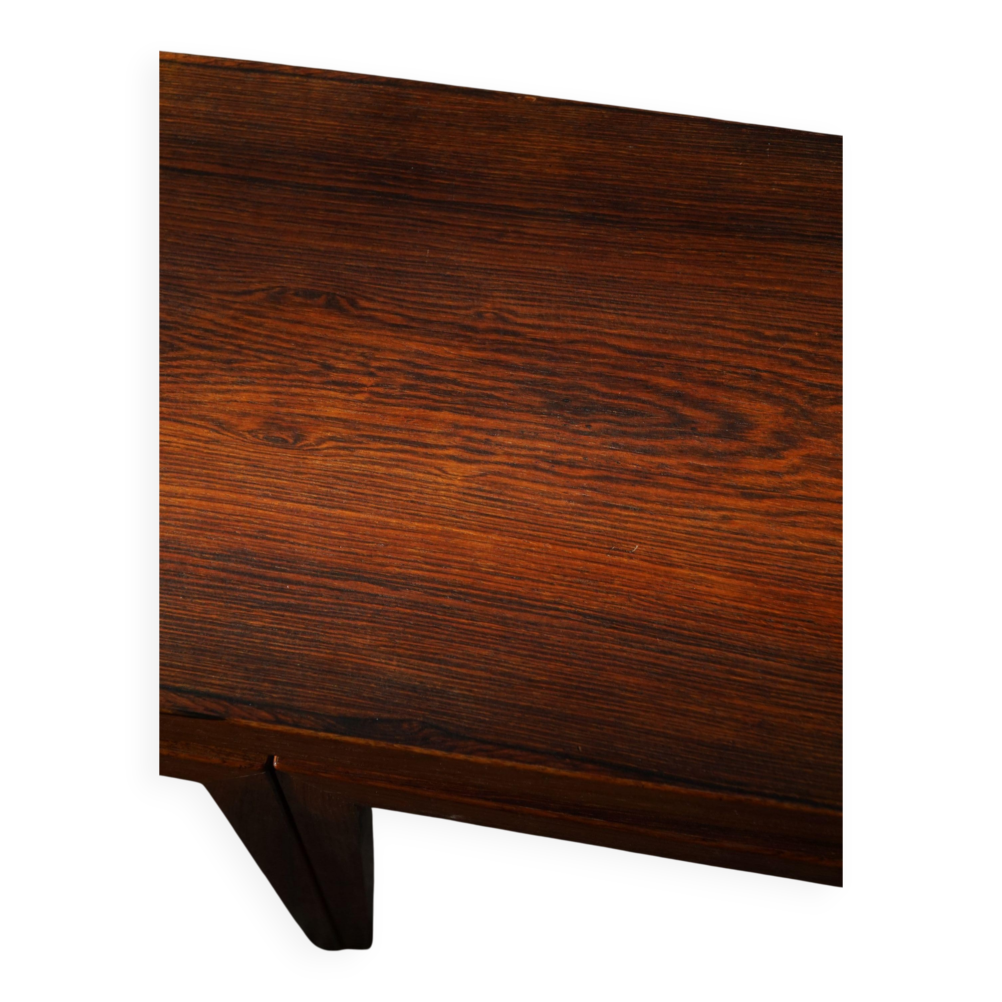 Set of 3 nesting tables in Brazilian rosewood by Severin Hansen.
