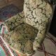 Fauteuil fleuri art deco