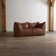 Le Bambole sofa in buffalo leather by Mario Bellini for B&B Italia, 1970s