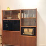 1970s teak bookcase