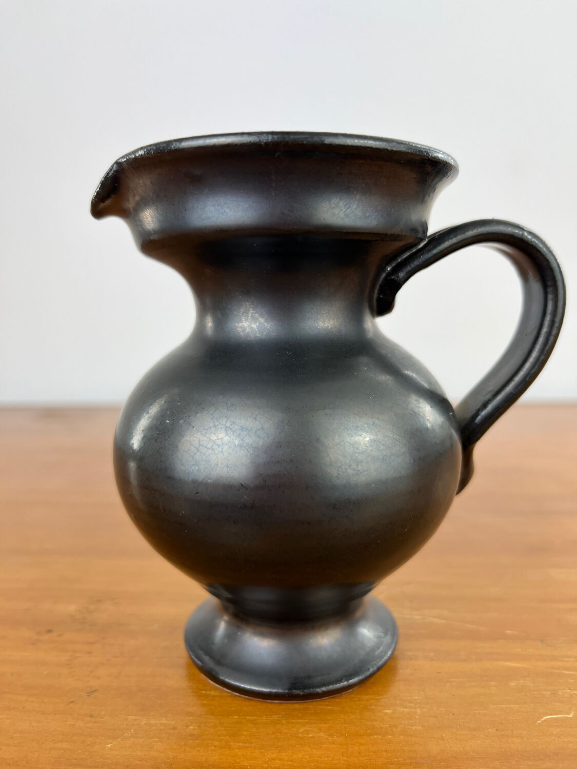 Pitcher Jean Marais black ceramic