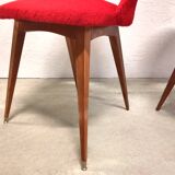 Pair of "fluffy" barrel chairs