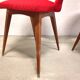 Pair of "fluffy" barrel chairs