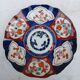 Set of 3 Imari plates - Japanese porcelain - fish decoration