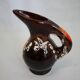 Pitcher Vallauris tone orange and chocolate