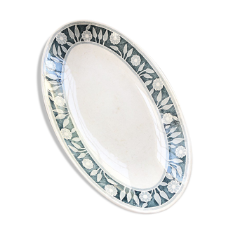 Ravier ceramic flowered Creil and Montereau