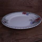 Round dish Terre de Fer Creil and Montereau "Madrid"