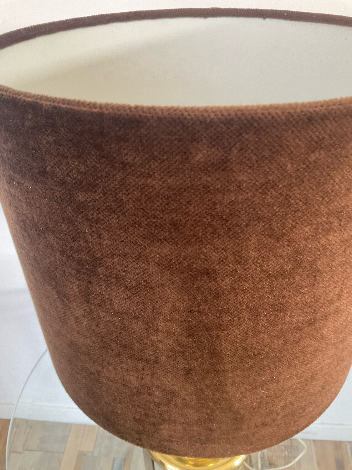 Vintage brass lamp from the 70s