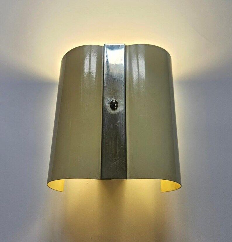 Extremely Rare Midcentury Wall Lamp, Italy, 1960s
