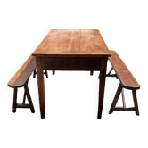 Table de ferme et bancs