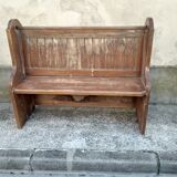 Banc d'église vintage