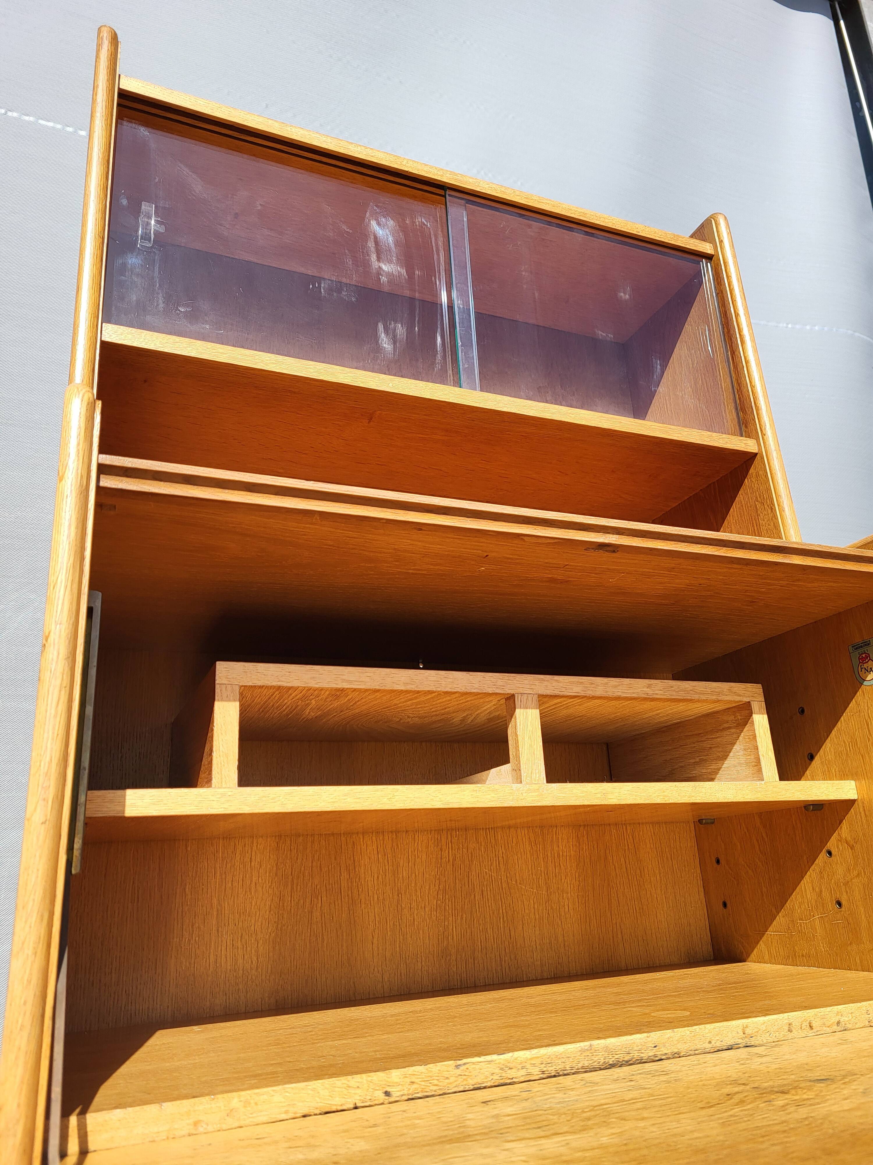 Meuble d'étudiant asymétrique Meyssignac Décorateur, 1950