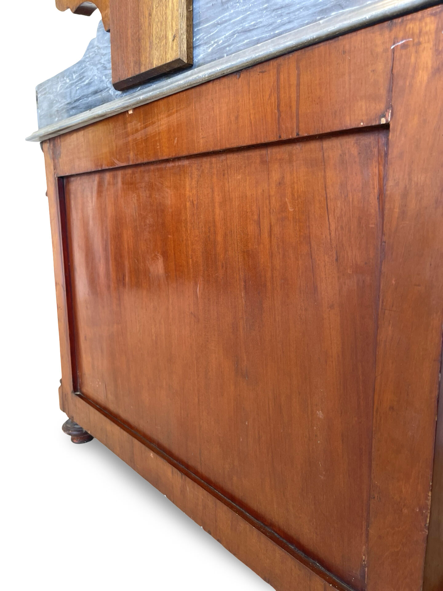 The antique walnut vanity , 19th century