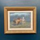 Original Swedish Oil on Canvas – “Horses” – Signed – Vintage & Framed – 59.5 × 49.5 cm