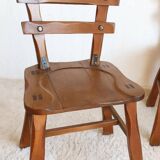 Brutalist ranch-style chair