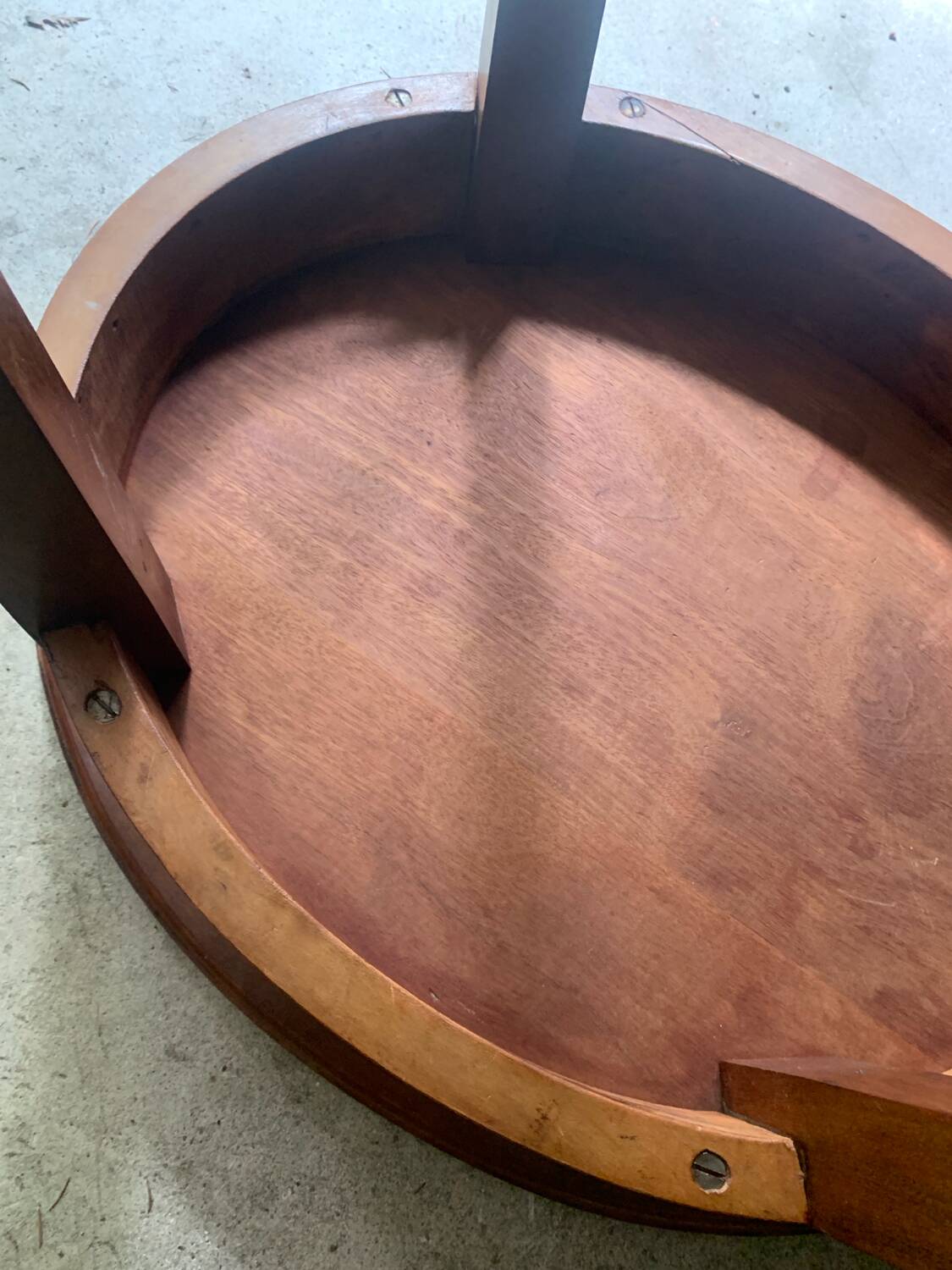 Mahogany side table