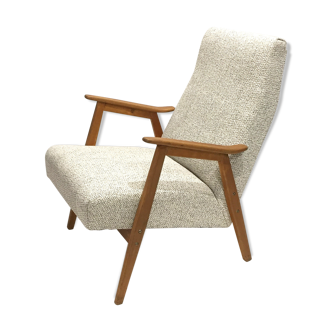 Re-upholstered 60s armchair