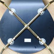 Suite of 8 designer dining room chairs