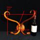 Double Art Nouveau Coat Hook in Bent Wood from Thonet