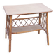 Console bureau en rotin des années 50