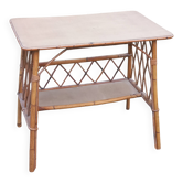 1950s rattan console table